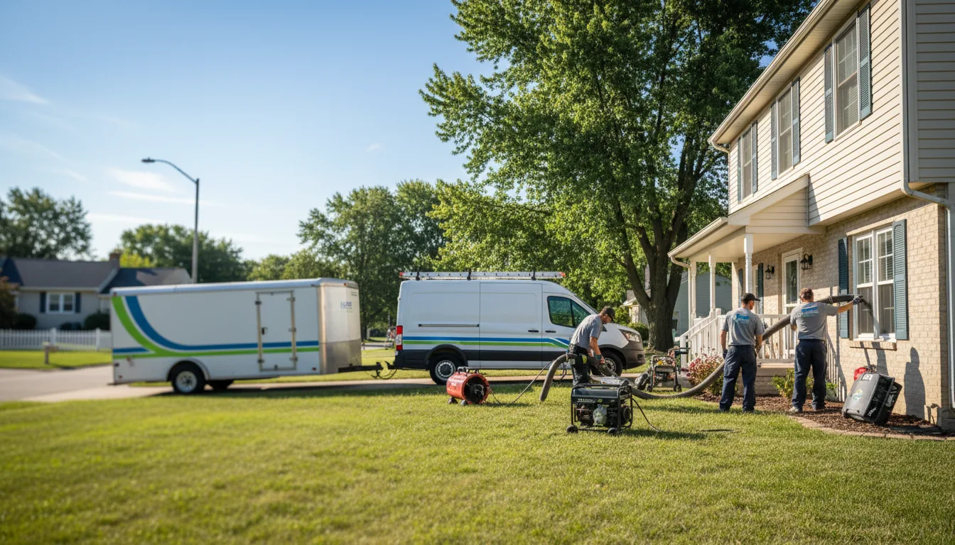 Flooded Basement Restoration And Cleanup With Repair in Herrin, IL near me